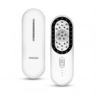 FREYARA Peigne de massage du cuir chevelu 4-en-1 – EMS, lumière rouge, chaleur et vibration pour favoriser la croissance des cheveux, stimuler la circulation et améliorer l’absorption des soins