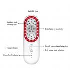 FREYARA Peigne de massage du cuir chevelu 4-en-1 – EMS, lumière rouge, chaleur et vibration pour favoriser la croissance des cheveux, stimuler la circulation et améliorer l’absorption des soins
