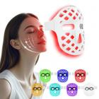 LED-FacialGlow 5D Professioneel Draadloos 8-Kleuren LED-Lichttherapiemasker – voor Acne, Rimpels, Collageenstimulatie en Huidverjonging