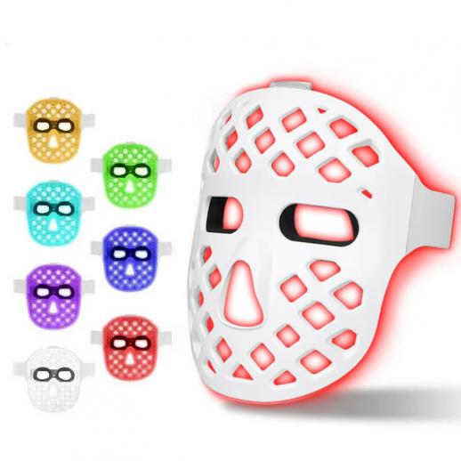 FREYARA LED-FacialGlow 5D,Professional 8-Color LED Wireless Light Therapy Mask, for Acne, Wrinkles, Collagen Boosting and Skin Rejuvenation