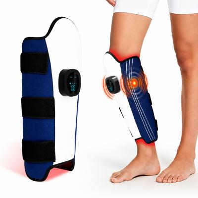 78 LEDs Draadloos Roodlicht- en Infraroodtherapie Kuitkussen met Vibratie – voor Pijnlijke Kuiten, Spierherstel en Verlichting van Vermoeide Benen