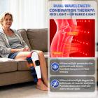 78 LEDs Wireless Red Light and Infrared Light Therapy Calf Pad with Vibration for Soothe Sore Calf, Muscle Recovery & Leg Relief