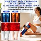 FREYARA Coussin de luminothérapie rouge & infrarouge 78 LED sans fil pour les mollets – avec vibration pour soulager les tensions musculaires, favoriser la récupération et le confort des jambes
