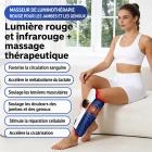 FREYARA Coussin de luminothérapie rouge & infrarouge 78 LED sans fil pour les mollets – avec vibration pour soulager les tensions musculaires, favoriser la récupération et le confort des jambes
