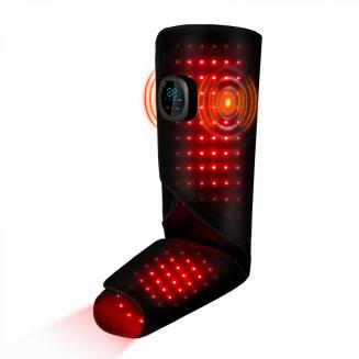 90 LEDs Draadloze Roodlicht- en Infraroodtherapie Kuit- en Voetlaars met Vibratie – voor Verlichting van Pijnlijke Benen en Sneller Spierherstel