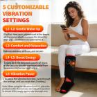 90 LEDs Wireless Red Light and Infrared Light Therapy Calf & Foot Boot with Vibration for Soothe Sore Leg, Faster Recovery
