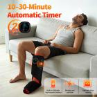 90 LEDs Wireless Red Light and Infrared Light Therapy Calf & Foot Boot with Vibration for Soothe Sore Leg, Faster Recovery