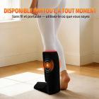FREYARA Botte de luminothérapie rouge & infrarouge 90 LED sans fil pour les mollets et les pieds – avec vibration pour soulager les tensions musculaires et accélérer la récupération