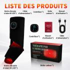 FREYARA Botte de luminothérapie rouge & infrarouge 90 LED sans fil pour les mollets et les pieds – avec vibration pour soulager les tensions musculaires et accélérer la récupération