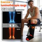 FREYARA Botte de luminothérapie rouge & infrarouge 90 LED sans fil pour les mollets et les pieds – avec vibration pour soulager les tensions musculaires et accélérer la récupération