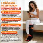 FREYARA Botte de luminothérapie rouge & infrarouge 90 LED sans fil pour les mollets et les pieds – avec vibration pour soulager les tensions musculaires et accélérer la récupération