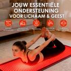 FREYARA Grote 4-Kleuren Lichttherapiemat voor het Hele Lichaam 183 × 72 cm met 1344 LEDs – voor Huidverjonging, Pijnverlichting en Spierontspanning Thuis