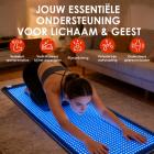FREYARA Grote 4-Kleuren Lichttherapiemat voor het Hele Lichaam 183 × 72 cm met 1344 LEDs – voor Huidverjonging, Pijnverlichting en Spierontspanning Thuis