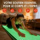 FREYARA Tapis de luminothérapie corps entier 183 × 72 cm à 4 couleurs et 1 344 LED – pour le rajeunissement de la peau, le soulagement des douleurs et la relaxation musculaire à domicile