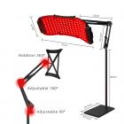 Professionelles 132-LED Lichttherapie-Panel mit 5 Wellenlängen für Gesicht & Körper – Akne reduzieren, Kollagen steigern & Haut zum Strahlen bringen