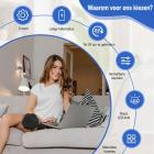 4-in-1 Draadloze Roodlichttherapie Kniebrace met Warmte, Vibratiemassage en Infrarood – voor Verlichting van Gewrichtspijn, Artritis en Sportherstel