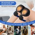 Genouillère 4-en-1 à lumière rouge – sans fil, avec chaleur, vibration et infrarouge – soulage les douleurs articulaires, l’arthrite et favorise la récupération sportive