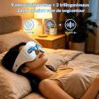 EMS-Microstroom 8-Kleuren LED-Lichttherapie Oogmasker met Vibratie – Schoonheidsapparaat voor Wallen, Donkere Kringen, Rimpels, Kraaienpootjes en Fijne Lijntjes