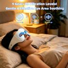 EMS Microcurrent 8-Color LED Light Therapy Eye Mask Beauty Instrument with Vibration for Eyes Puffiness, Dark Circles, Wrinkles, Crow’s Feet and Fine Lines