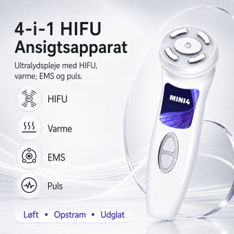 HIFU FacialDefy 1.0 – Mini HIFU 4. generation mikro-fokuseret ultralydsapparat til hudopstramning og fast, ungdommelig hud