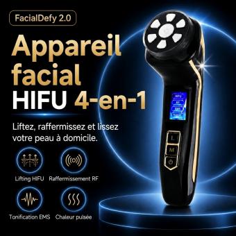 FREYARA FacialDefy 2.0 HIFU 4-en-1 + Gel Conducteur 100 g *5