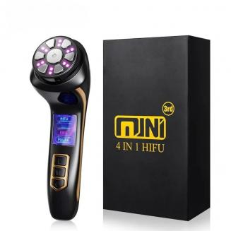  HIFU - FacialDefy 2.0, Handheld and Portable HIFU 4in1 Microfocused Ultrasound Machine,Upgraded Power, Faster Lift, Visible Results