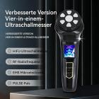 HIFU - FacialDefy 2.0, Handheld Und Tragbare 4-in-1 HIFU Mikro-fokussierte Ultraschallmaschine Für HIFU Behandlung & Facelifting, Verbesserte Leistung, Schnellere Straffung, Sichtbare Ergebnisse