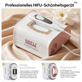 HIFU - FacialDefy 3.0, Professionelles HIFU RF Ultraschallgerät Für HIFU Behandlung & Facelifting, Hautstraffung, Anti-Aging- Und Faltenbehandlung