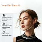 EMS-FacialGlow HC2501, un dispositivo de belleza de doble modo que combina funciones iluminadoras y antienvejecimiento, con terapia de frío y calor.