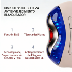 EMS-FacialGlow HC2501, un dispositivo de belleza de doble modo que combina funciones iluminadoras y antienvejecimiento, con terapia de frío y calor.