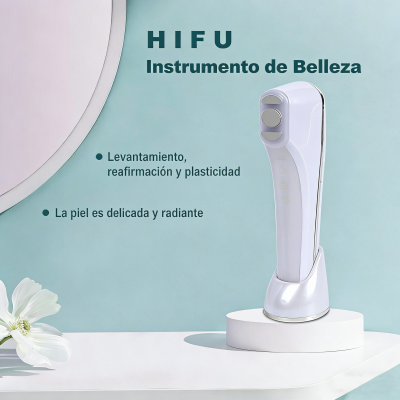 HIFU - FacialDefy 3.0 Lite, máquina de ultrasonido microfocalizado HIFU 2 en 1 para ojos y rostro, estimula la producción de colágeno y reduce las arrugas.