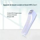 HIFU - FacialDefy 3.0 Lite, appareil à ultrasons microfocalisés HIFU 2 en 1 pour les yeux et le visage, stimule la production de collagène et réduit les rides.