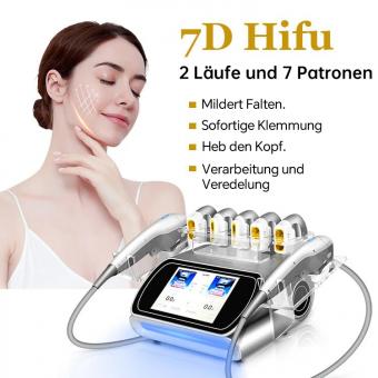 HIFU - FacialDefy 4.0, 7D HIFU Fokussiertes Ultraschall Beauty Gerät Für HIFU Behandlung & Facelifting, Tiefe SMAS Gesichtsstraffung, Fettentfernung, Faltenreduzierung, Körperformung
