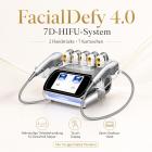 HIFU - FacialDefy 4.0, 7D HIFU Fokussiertes Ultraschall Beauty Gerät Für HIFU Behandlung & Facelifting, Tiefe SMAS Gesichtsstraffung, Fettentfernung, Faltenreduzierung, Körperformung