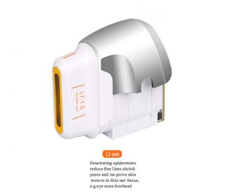 1.5mm Facial Cartridge For FREYARA HIFU - FacialDefy 4.0, 7D HIFU Focused Ultrasound Beauty Machine,Ink Cartridge Usage Times: 20000