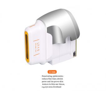 1.5 mm Gesichtsaufsatz für FREYARA HIFU - FacialDefy 4.0, 7D HIFU Fokussierter Ultraschall Schönheit Maschine, Tintenpatronen Nutzungsdauer: 20.000 Anwendungen