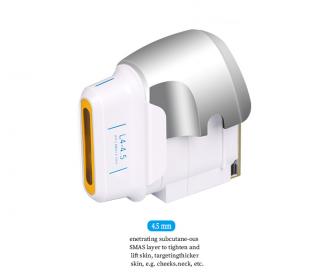 4.5mm Facial Cartridge For FREYARA HIFU - FacialDefy 4.0, 7D HIFU Focused Ultrasound Beauty Machine,Ink Cartridge Usage Times: 20000