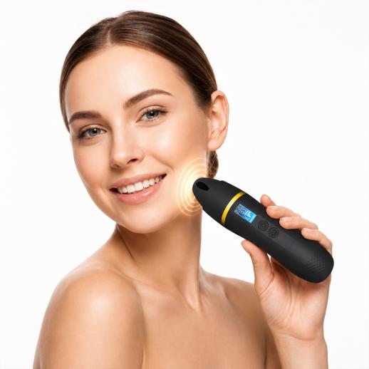 HIFU – FacialDefy 2.0 Pro, Professionelles HIFU Gerät für Gesichtslifting & Hautstraffung, Handgehaltenes Mikro-Ultraschall Hautverjüngungsgerät