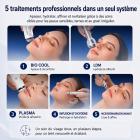 Appareil professionnel de beauté 5-en-1 pour peaux sensibles – apaise rapidement les rougeurs, les sensations de brûlure et les picotements, raffermit, hydrate et calme les inflammations