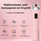 FREYARA Professioneel 6-in-1 EMS-, LED- en Elektroporatie Schoonheidsapparaat – voor Lifting, Verbeterde Serumopname, Huidverjonging en Behandeling van Acne en Rimpels Thuis