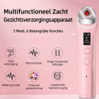 Professioneel 6-in-1 EMS-, LED- en Elektroporatie Schoonheidsapparaat – voor Lifting, Betere Serumopname, Huidverjonging, Acne- en Rimpelbehandeling Thuis