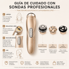FREYARA SkinFusion Pro Sistema Profesional RF + EMS + LED con 3 Cabezales Intercambiables para el Cuidado Facial Avanzado