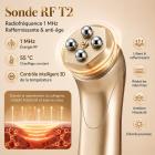 FREYARA Appareil anti-âge RF + EMS + LED Triple Technologie pour usage à domicile – lift, raffermissement, réduction des rides et éclat de la peau