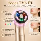 FREYARA Appareil anti-âge RF + EMS + LED Triple Technologie pour usage à domicile – lift, raffermissement, réduction des rides et éclat de la peau