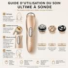 FREYARA Appareil anti-âge RF + EMS + LED Triple Technologie pour usage à domicile – lift, raffermissement, réduction des rides et éclat de la peau