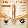 FREYARA Ultimate At-Home RF + EMS + LED Triple-Tech Anti-Aging Facial Beauty Device for Erase Wrinkles, Lift, Tighten, Firming, Skin Glow