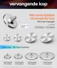 448 kHz Body Sculpting Opzetkoppen Set van 8 – 4 Keramische Koppen en 4 Metalen Koppen