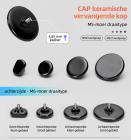 448 kHz Body Sculpting Opzetkoppen Set van 8 – 4 Keramische Koppen en 4 Metalen Koppen