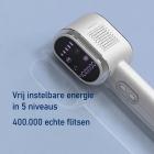 Professioneel IPL-Laserontharingsapparaat met Geavanceerde IGBT-Technologie – Snelle Permanente Ontharing met Slimme Ice-Cool en Pijnloze Laserontharing – Grijs