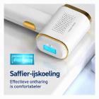 Professioneel IPL-Laserontharingsapparaat met Geavanceerde IGBT-Technologie – Snelle Permanente Ontharing met Slimme Ice-Cool en Pijnloze Laserontharing – Grijs